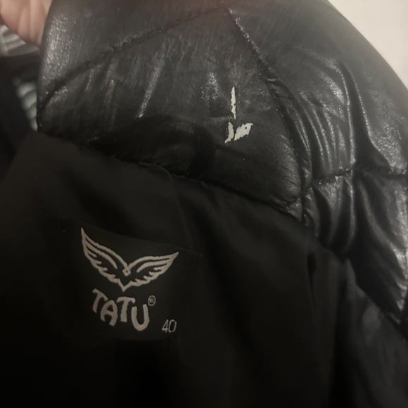 Women's black quilted bomber jacket with skull graphics from zak women - Picture 8 of 8